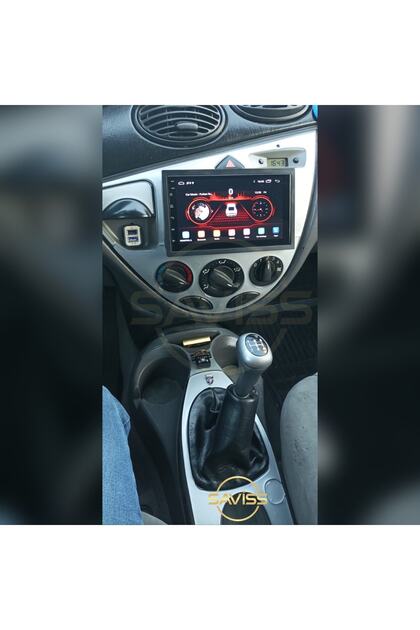 Ford Focus 1 3M 1.Kalite bant, Torpido Gümüş Gri Maun Kaplama,Konsol Kaplama (Gümüş Gri)