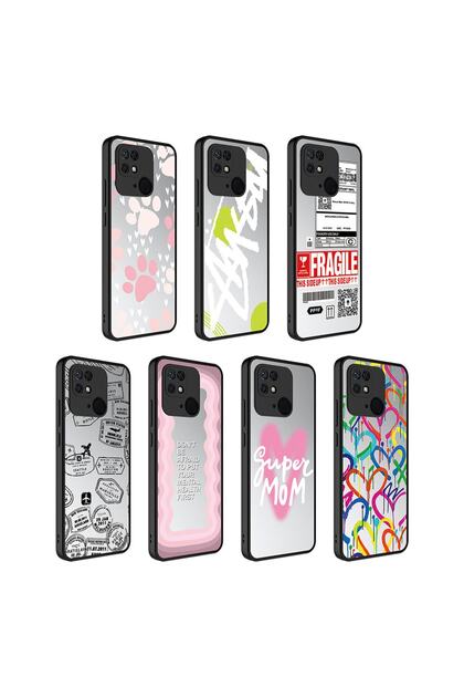 Ysnzaq Coque pour Xiaomi Redmi 12C 6.71, Bookstyle Miroir Makeup Clear Smart View Étui à Rabat PC+PU Housse Antichoc Cover pour Xiaomi Redmi 12C. Mirror Purple