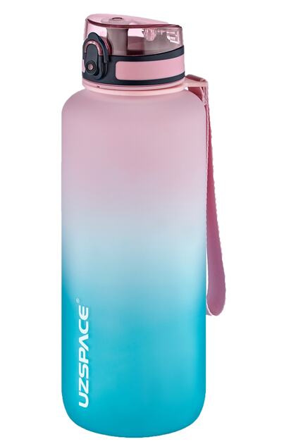 Motivation Water Bottle 1500ml Mega Large Size Dual Color 8 Different Colors