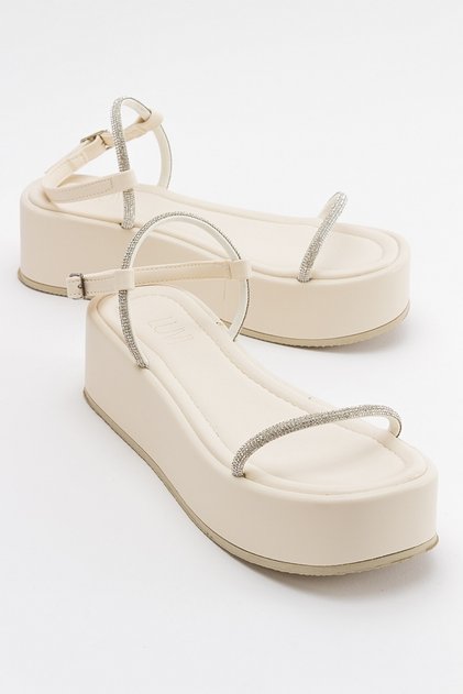 Ekos Ecru Beige Women's Sandals
