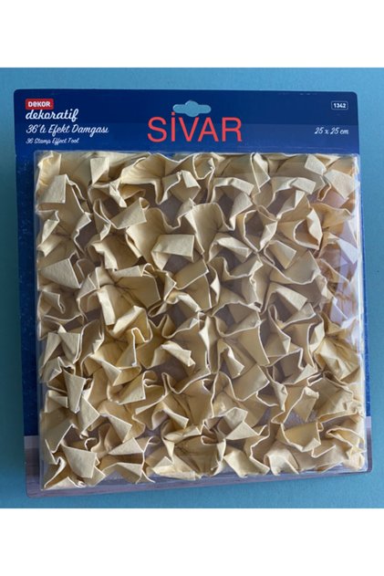 1342 36 Lı Baskı Efekt Damgası 25*25 Cm