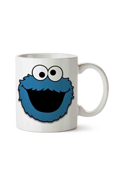 MET DESİGN Cookie Monster Biscuits Porselen Kupa Bardak - 1