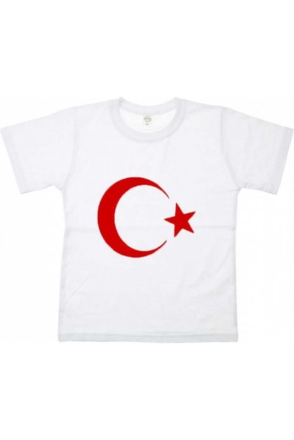 White Turkish Flag Children's T-shirt