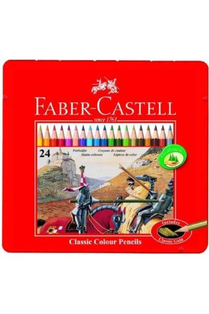 Faber Castell 24'lü Boya Kalemi Seti - 1