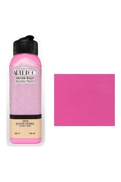 Art Deco Akrilik Boya 140 ml Şeker Pembe