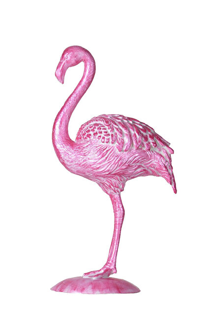 Qdec Modern Dizayn Flamingo Biblo Pembe qdecbibfla002 - 1