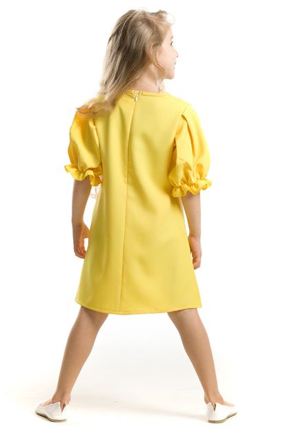 MSHB&G Sarı Kız Çocuk Mini Mini Tavşan Elbise MS-18Y1-006 - 2