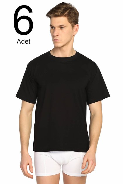 Pack of 6 0-Neck Men's Undershirt