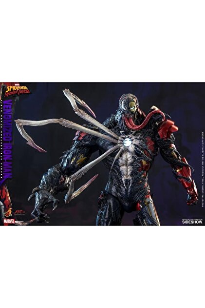 Hot Toys Venomized Iron Man Sixth Scale Figure - 907026 - Ac4