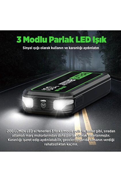 UTRAI Jstar 8 74wh 20000mah 3000a Jump Starter Taşınabilir Akü