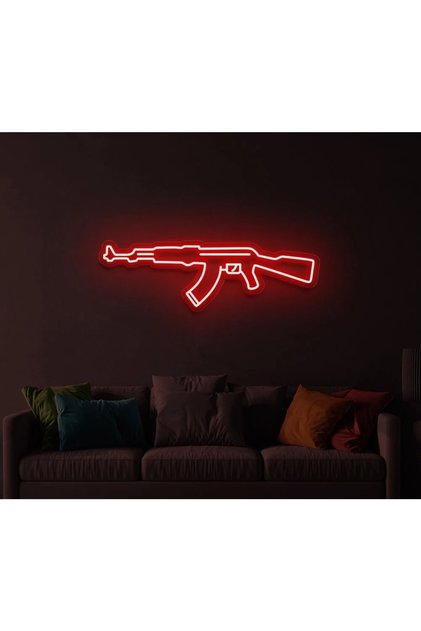 Keleş Neon Tabela Neon Led Dekoratif Aydınlatma - Duvar Dekor Işıklı Neon Led