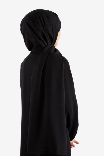 Women's Luxury Medina Silk Shawl Black