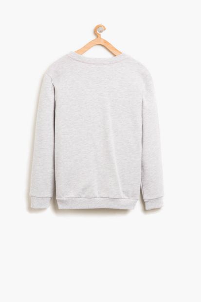 Koton Gri Erkek Çocuk Baskılı Sweatshirt - 10