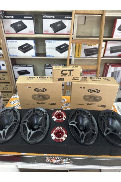 4 Adet Oval Midrange 2 Adet 10 Cm Dom Tweter Universal Pandizot