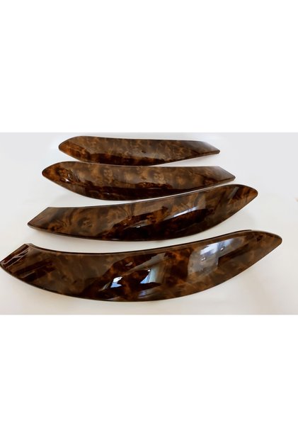 Bmw F30 Interior Door Handle Trim - F30 Mahogany Trim
