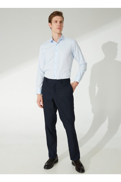 Normal Bel Normal Paça Regular Fit Lacivert Erkek Pantolon Pn1014300204