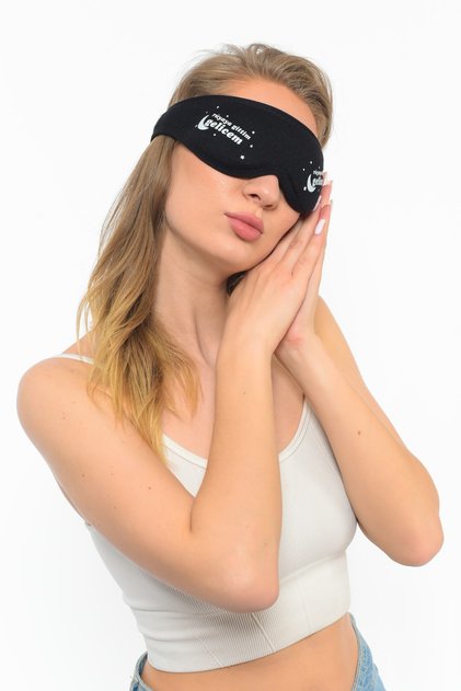 Unisex Washable Cotton Sleeping Mask Anti-Light Eye Patch I went to the dream, I will come
