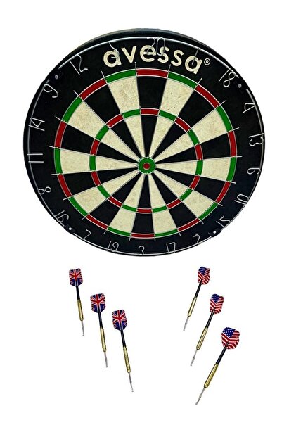 Avessa Profesyonel Dart Seti + 6*18 Gr Ok Renkli Kutu - Fiyatı