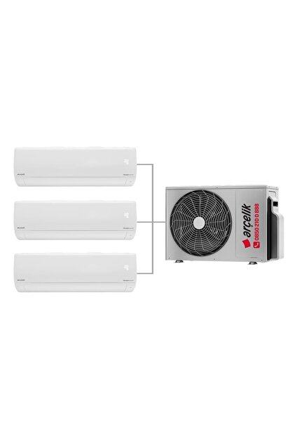 Arçelik Multi Sistem Duvar Tipi 3+1 Inverter 9+9+12 18000btu Klima