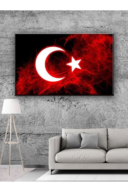 Türk Bayrağı Tablo (şanlı Bayrağımız)