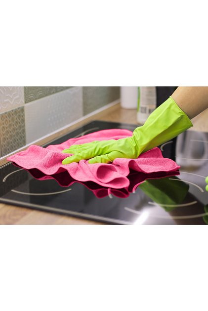40x40 Microfiber Cleaning Cloth Fuchsia