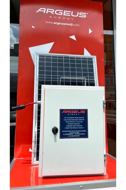 ARGEUS ENERJİ 320 Watt Taşınabilir Güneş Enerjili Televizyon Aydınlatma Paketi - 1