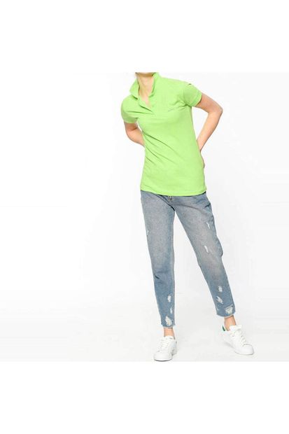 Slazenger Kadın Yeşil T-Shirt - Cristi - ST18TK011-888 - 2