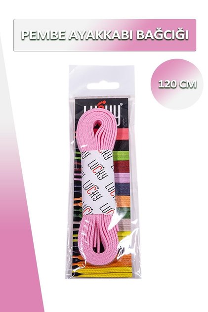 Lucky Pink Shoelace Flat Laces 120 Cm