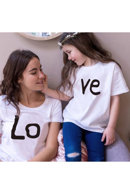 Mother-Daughter Combination Love (This Is a Single Product, Add 2 Pieces to the Cart to Make a Combination)