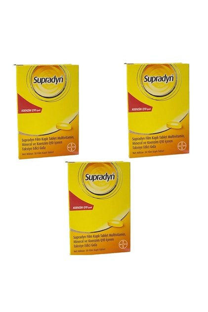 Koenzim Q10 30 Tablet 3 Kutu