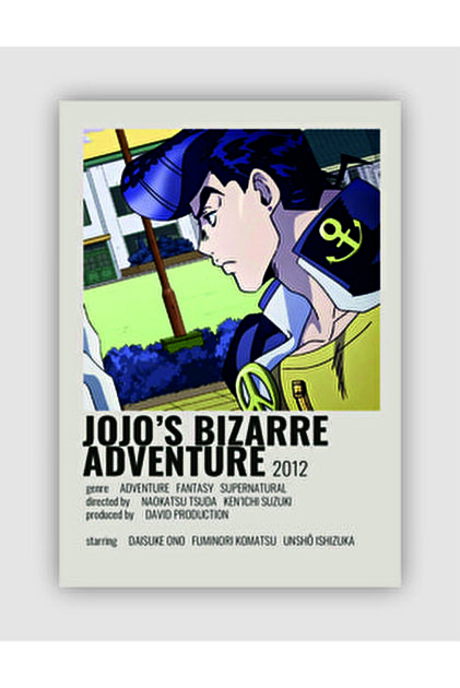 Ororabutik Jojo Bizzare Adventure Anime Poster Seti-9 adet A5