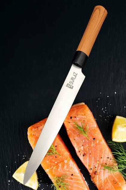 Japon Şef Bıçağı Balık Fileto Bıçağı 33 Cm