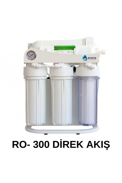 Ro-300 Direk Akış Endüstriyel Su Arıtma Cihazı 300 Gpd Pompalı