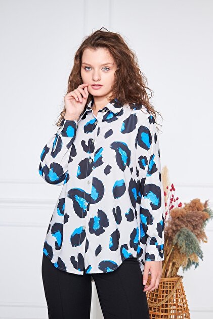 Leopard Patterned Casual Shirt
