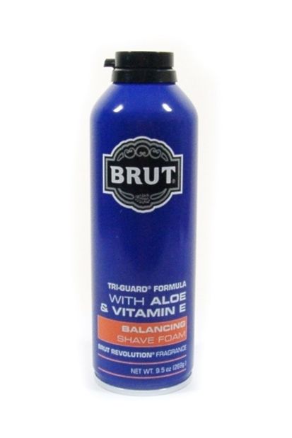 Brut Brüt With Aloe & Vitamin E Balancing Shave Foam 269 g 827755079040 - 1