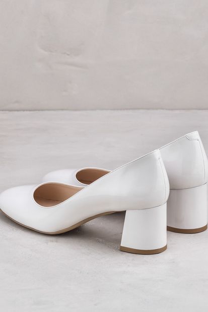 Elle Shoes ZANDRA Ekru Kadın Topuklu Ayakkabı - 3