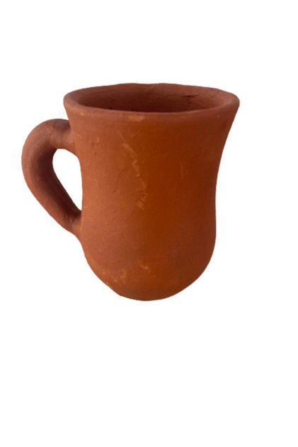 Saplı Toprak Su-ayran-neskafe Bardagı Dogal El Yapımı