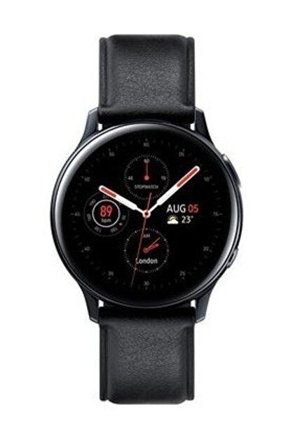 Samsung Galaxy Watch Active2 40mm Paslanmaz Çelik Siyah Akıllı Saat (Samsung Türkiye Garantili) - 1