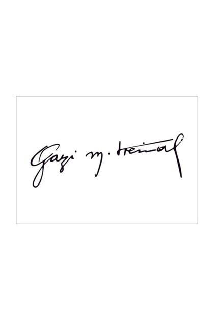 Gazi Mustafa Kemal Signature Car Decorative Arma Sticker