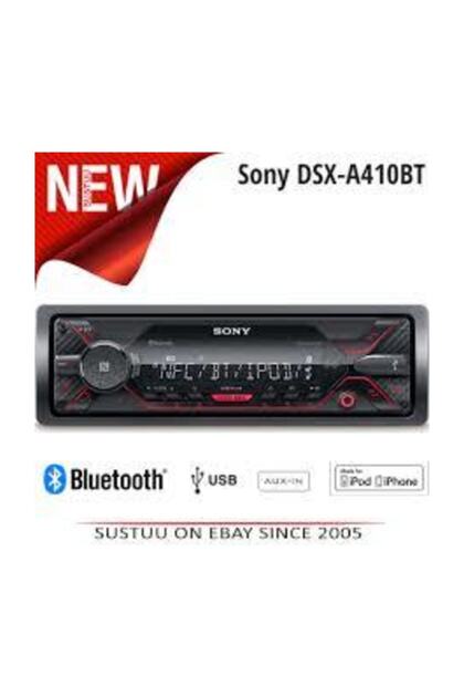 Sony Dsx-a410bt Bluetooth Ve Extrabass Özellikli Oto Teyp 4x55w