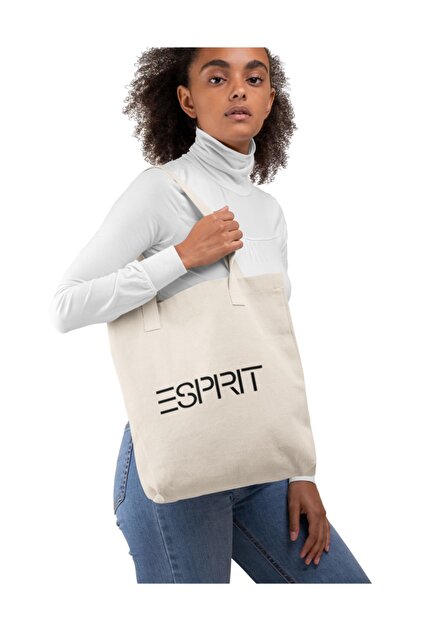 Esprit Baskılı Ham Bez Çanta - Bz00a01 - 1