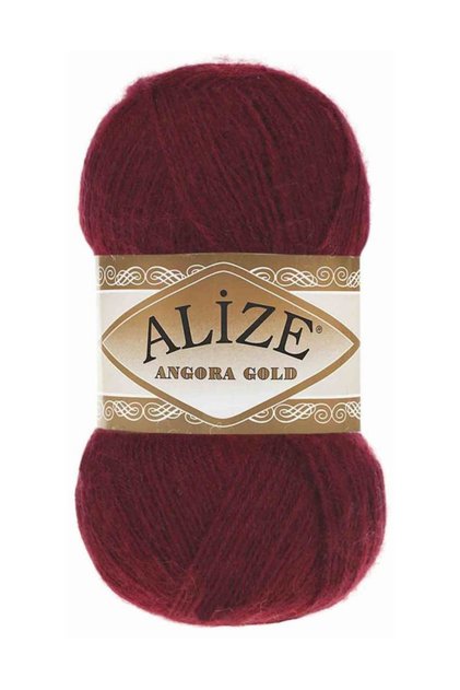 Bordo Angora Gold Örgü İpi