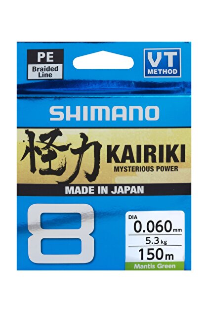 shimano Kairiki 8 150mt Ip Misina Mantis Green 0.13mm I02 - Fiyatı
