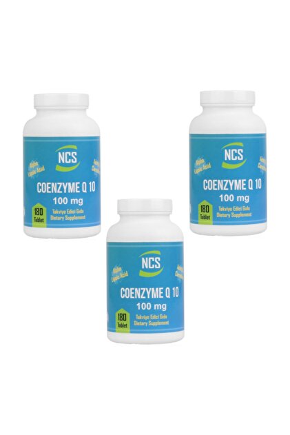 l carnitine coenzyme q10 Ncs Coenzyme Q-10 Alpha Lipoic Acid L-carnitine Coenzyme Q10 180 Tablets 3  Boxes 540 Tablets- Trendyol