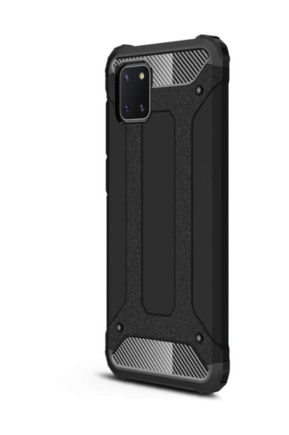 Microsonic Samsung Galaxy Note 10 Lite Kılıf Rugged Armor Siyah - 1