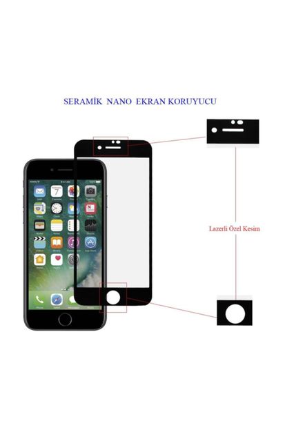 Microlux Iphone 7 Ekran Koruyucu Seramik Nano 9d Tam Kaplama - 9