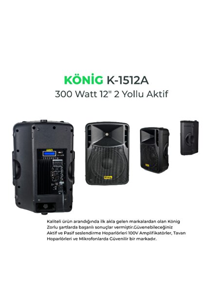 König K-1512 A 300w 12