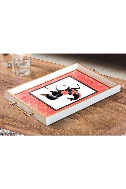 Decorative Luxury Presentation Tray with Horse Figure