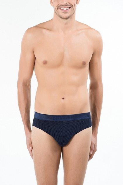 Men's Navy Blue Lukas Sprint Briefs 44SL30051LACi