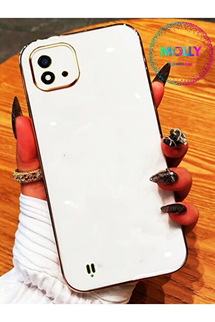 Sunrive Cover compatibile con Realme C11 (2021), Custodia Case in molle Trasparente silicone Morbida Flessibile Antigraffio protettiva back custodie (Q Rosa